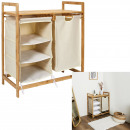 storage compartments bamboo support