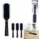 rectangular hairbrush, 3-fold assorted