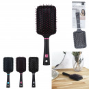 square hairbrush, 3-fold assorted