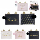 cat pouch 15x18cm, 3-fold assorted