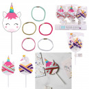 wholesale Toys: lollipop hair elastics, 2-fold assorted