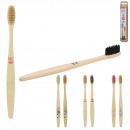 bamboo toothbrush x2, 3- times assorted