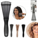 3-fold brush to remove curls from the hair assorte