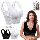 non-wired bra, 6-fold assorted