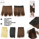 hair extension 35cm, 3- times assorted