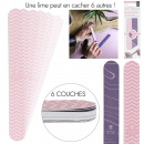 lime à ongles multicouches x2, 2-fois assorti