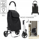 foldable shopping cart 39l