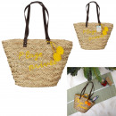 sac de plage jonc de mer plage privee 54x31cm