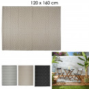 grey-white outdoor carpet 120x160cm, 3-
