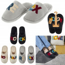 playground a3 bouclette message slippers, 3-foi