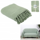 water green waffle sofa bed 170x250cm