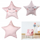 Pillow pink star 44x37cm