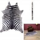 carpet imitation zebra skin 120x158cm