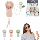 battery operated fan with strap, 3- times assorted