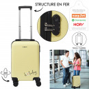 cabin suitcase yellow holidays 28l