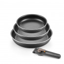 Frying pan set with removable handle VARIO, 4 piec