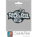 Ecusson - Rock N Roll Biker - noir - 9,4 x 5,9 cm
