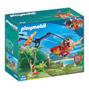 Playmobil Dinos avec Hélicoptère 28x25cm