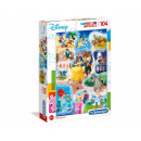 Großhandel Spielwaren: Disney Super Color Maxi Puzzle 104 Teile 25x34,5cm