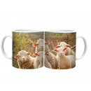 Mug photo en céramique mouton Ø8x9.5cm