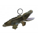 Crocodile en peluche avec porte-clés, 15x6x4c