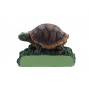 Aimant tortue en poly, 6x1x4,5cm