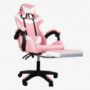  Swivel gaming chair with EC GAMING KO footrest