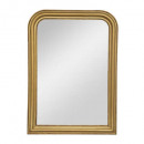 afgeronde spiegel Adele goud 74x104, goud