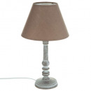 taupe houten lamp h36, taupe