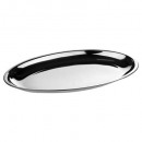 plato de acero inoxidable oval 41cm