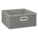 caja de almacenamiento 31x15 gris c lomo, gris cla