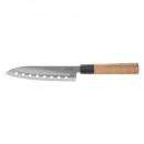 cuchillo de bambú santoku, incoloro