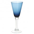 copa de vino x1 marc azul 28cl, azul