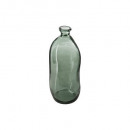 botella jarrón de vidrio reciclar caqui h35, caqui