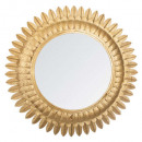 espejo de metal hoja de oro d70, oro