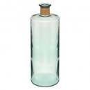 h75 gerecycleerde glazen vaas, transparant