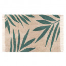 alfombra de mechón de palmeras 118x170, multicolor