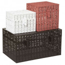 mayorista Decoración: caja de metal calada gypsy x3, colores surtidos