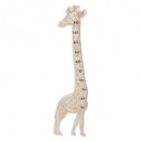 houten giraf hoogte staaf, medium beige