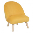 sillón ulysse amarillo, amarillo