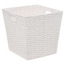 cesta de almacenamiento 31x31 blanco costa, blanco
