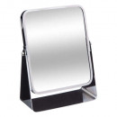 espejo giratorio zoom x3 metal, plata