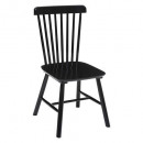 isabel nr houten stoel, zwart
