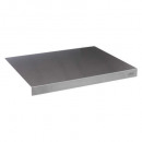 tabla de amasar de acero inoxidable 50x40, gris