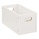 caja de almacenaje 15x31 madera blanca, blanca
