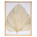 wonder palmboom wanddecoratie 49x61, medium beige