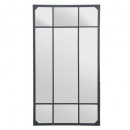 Espejo de metal loft lola 78x140, negro