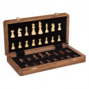 juego de ajedrez de madera 30,5x30,5, multicolor