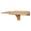 mesa de pared plegable de bambú