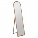 ali spiegel op houten voet 40x160, beige